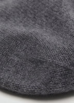 100% Cashmere Beanie Medium Heather Grey