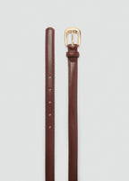 Thin Belt With Metal Buckle