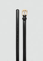 Thin Belt With Metal Buckle