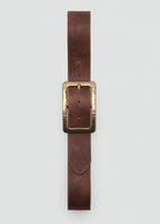 Textured Square Buckle Belt