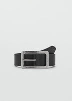 Textured Square Buckle Belt