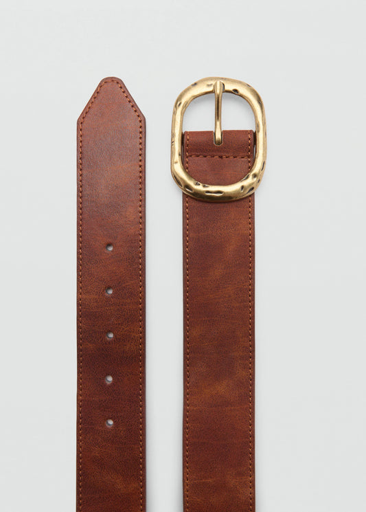 Textured Belt With Buckle