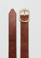Textured Belt With Buckle