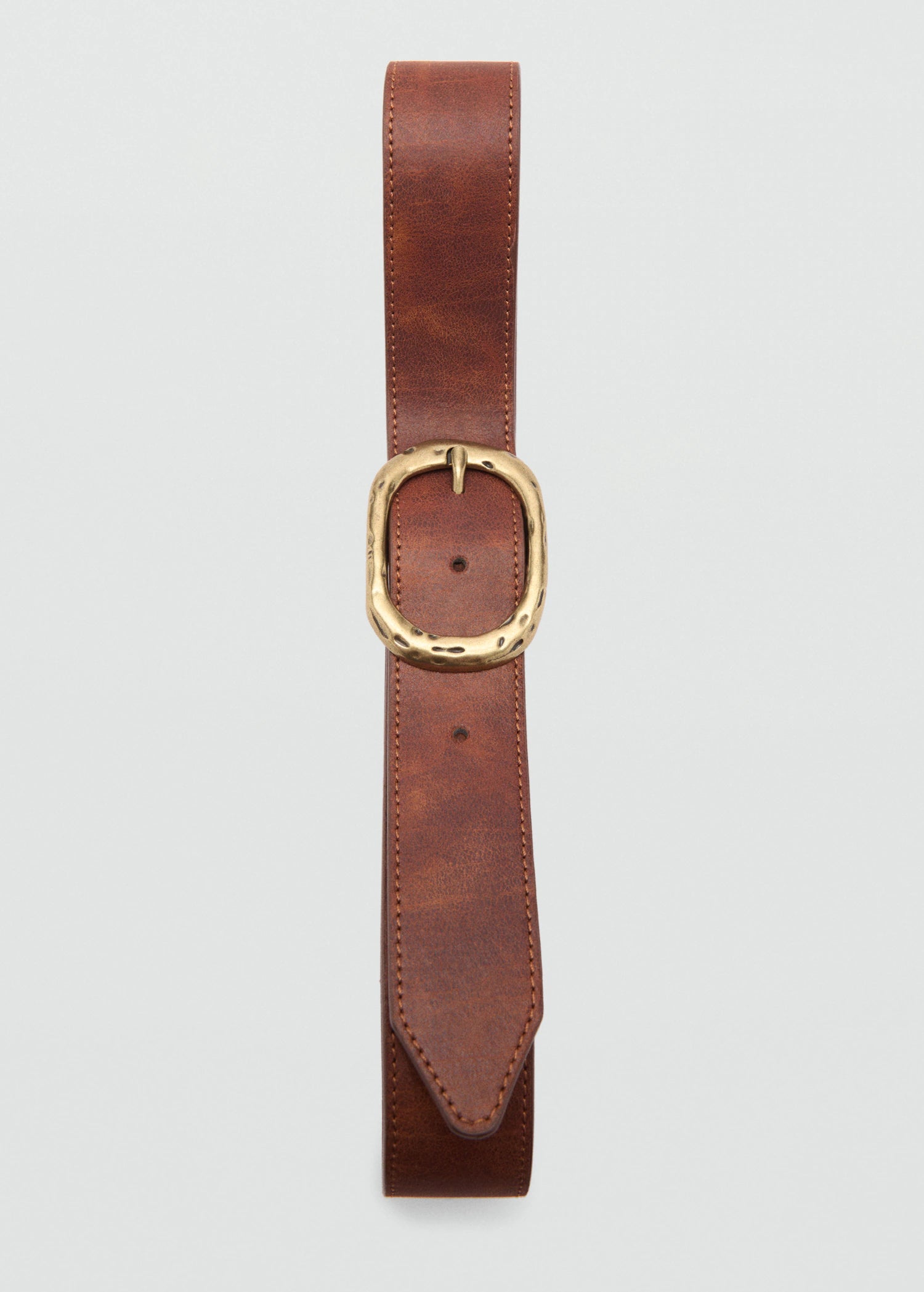 Textured Belt With Buckle