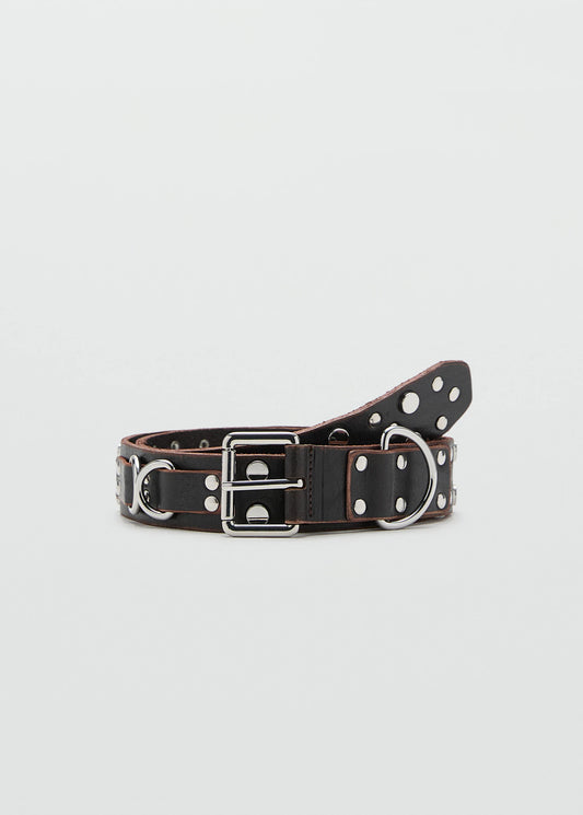 Stud Leather Belt