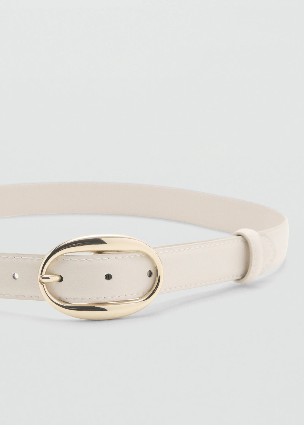 Oval Buckle Belt