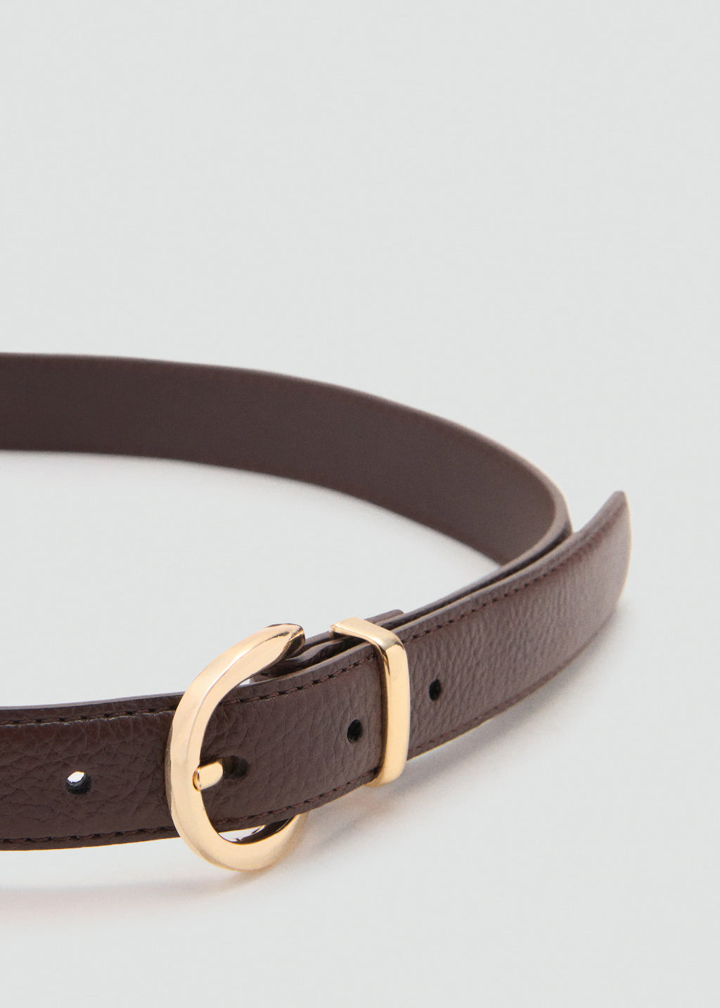 Oval Buckle Belt
