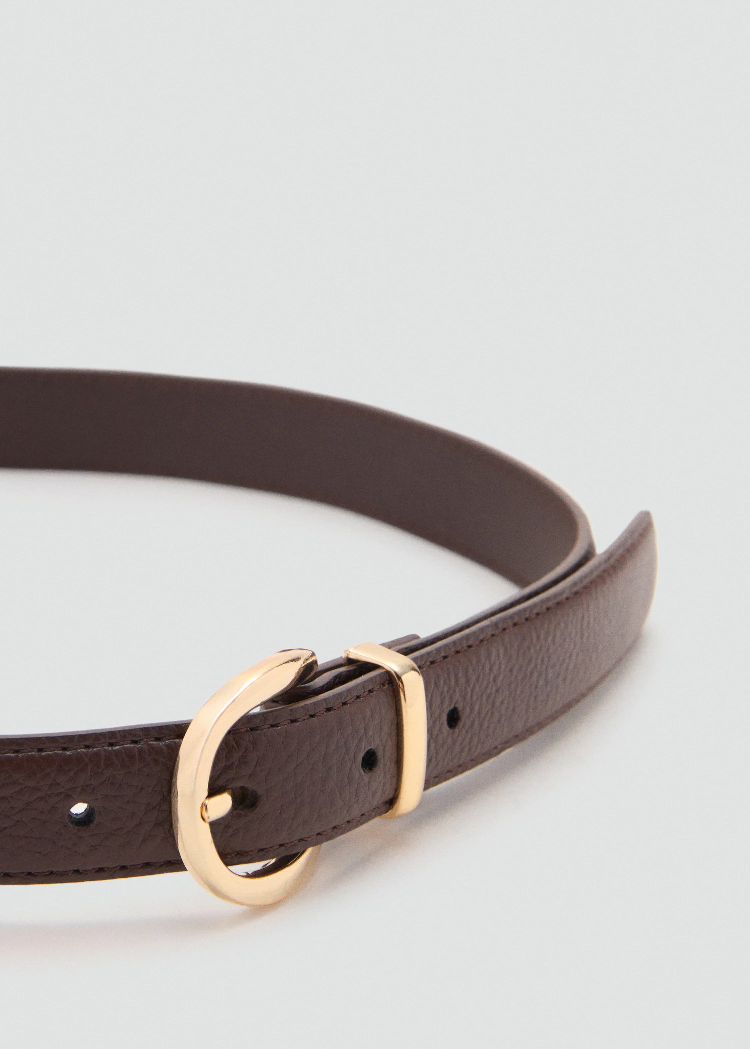 Oval Buckle Belt