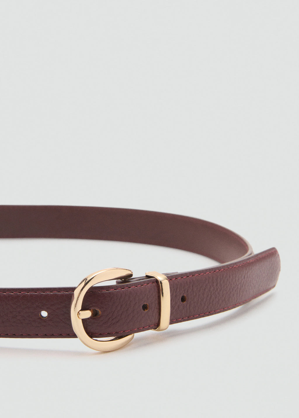 Oval Buckle Belt