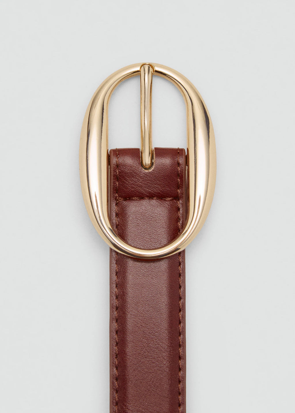 Oval Buckle Belt