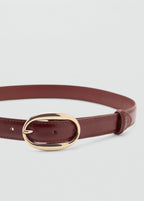 Oval Buckle Belt
