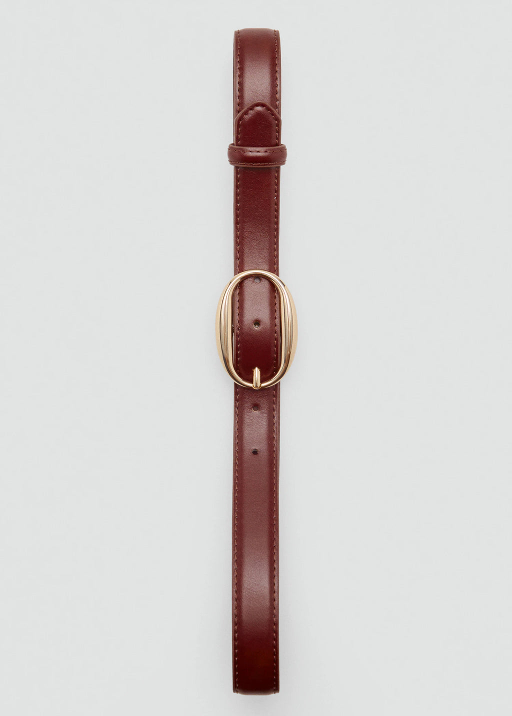Oval Buckle Belt