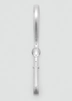 Metallic Belt With Oval Buckle