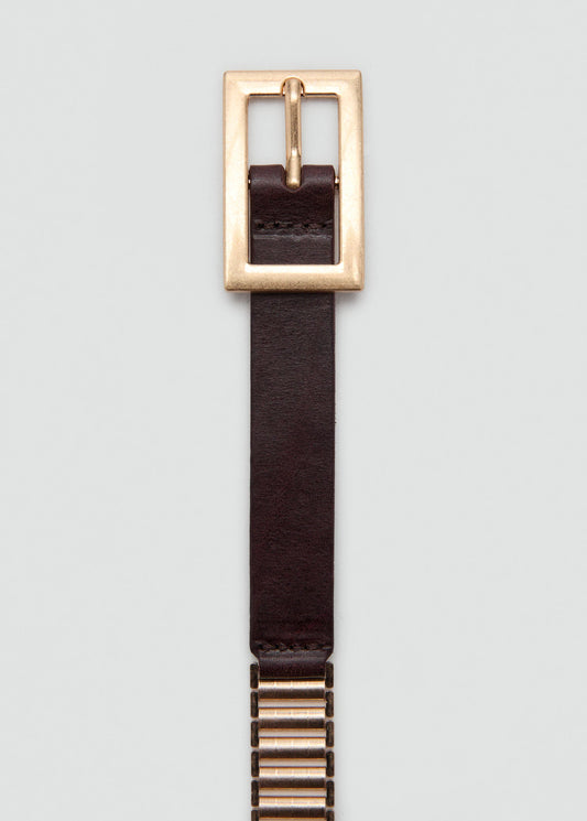 Leather Mixed Belt