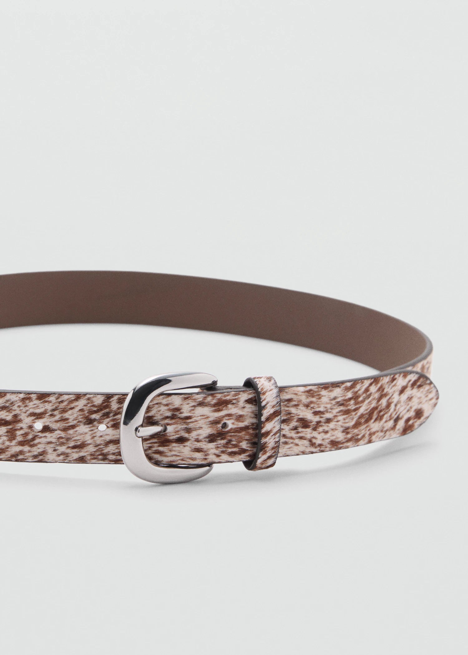 Leather Fur Belt
