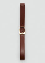 Leather Effect Belt With Buckle