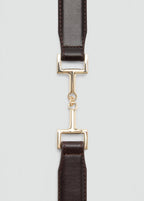 Leather Belt With Metal Detail