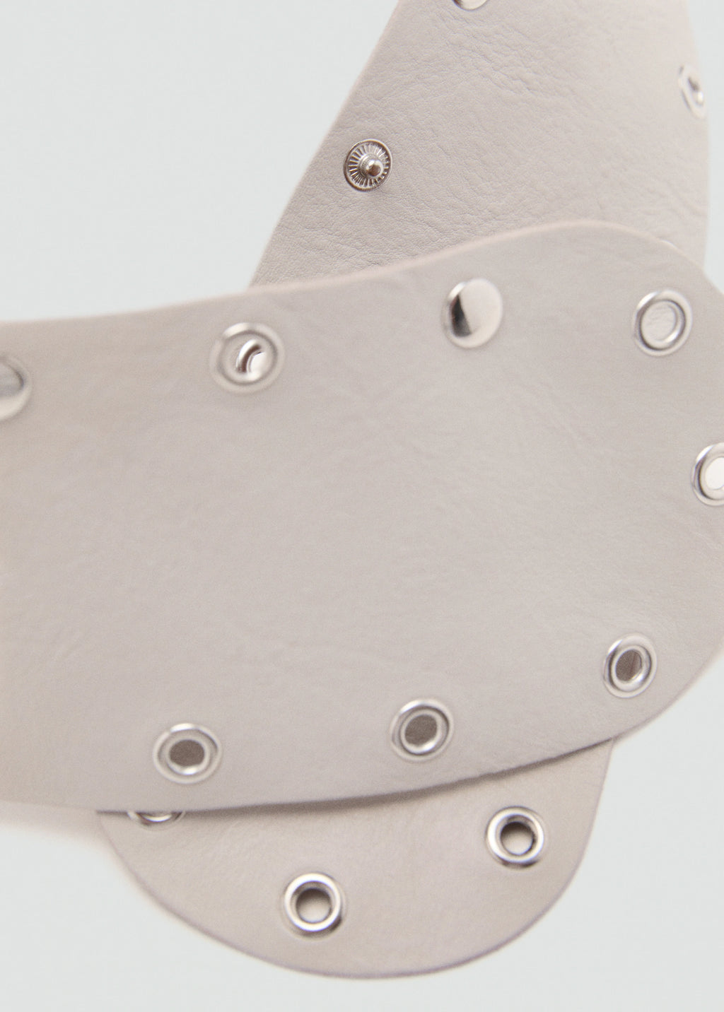 Leather Belt With Eyelets