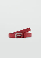 Fine Croco Leather Effect Belt