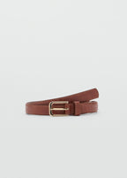 Fine Croco Leather Effect Belt