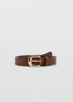 Croco Leather Effect Belt