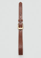 Croco Leather Effect Belt