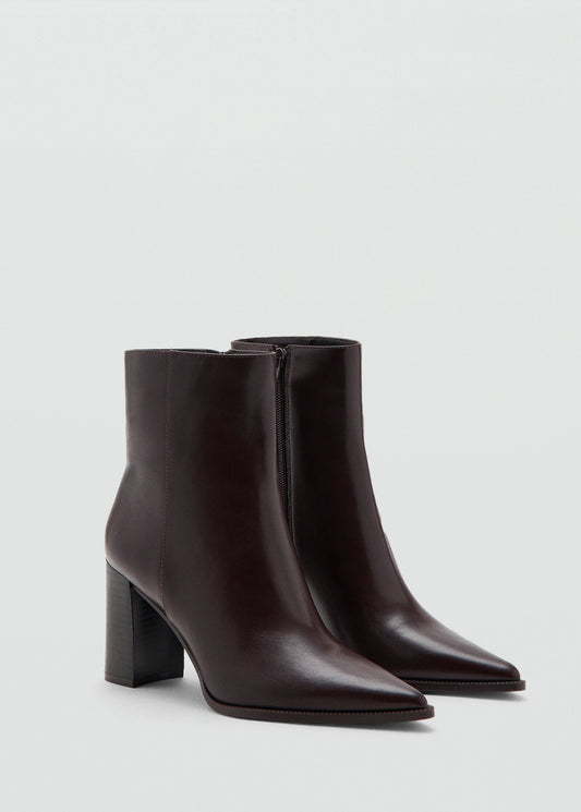 Ankle Boots With Block Heel