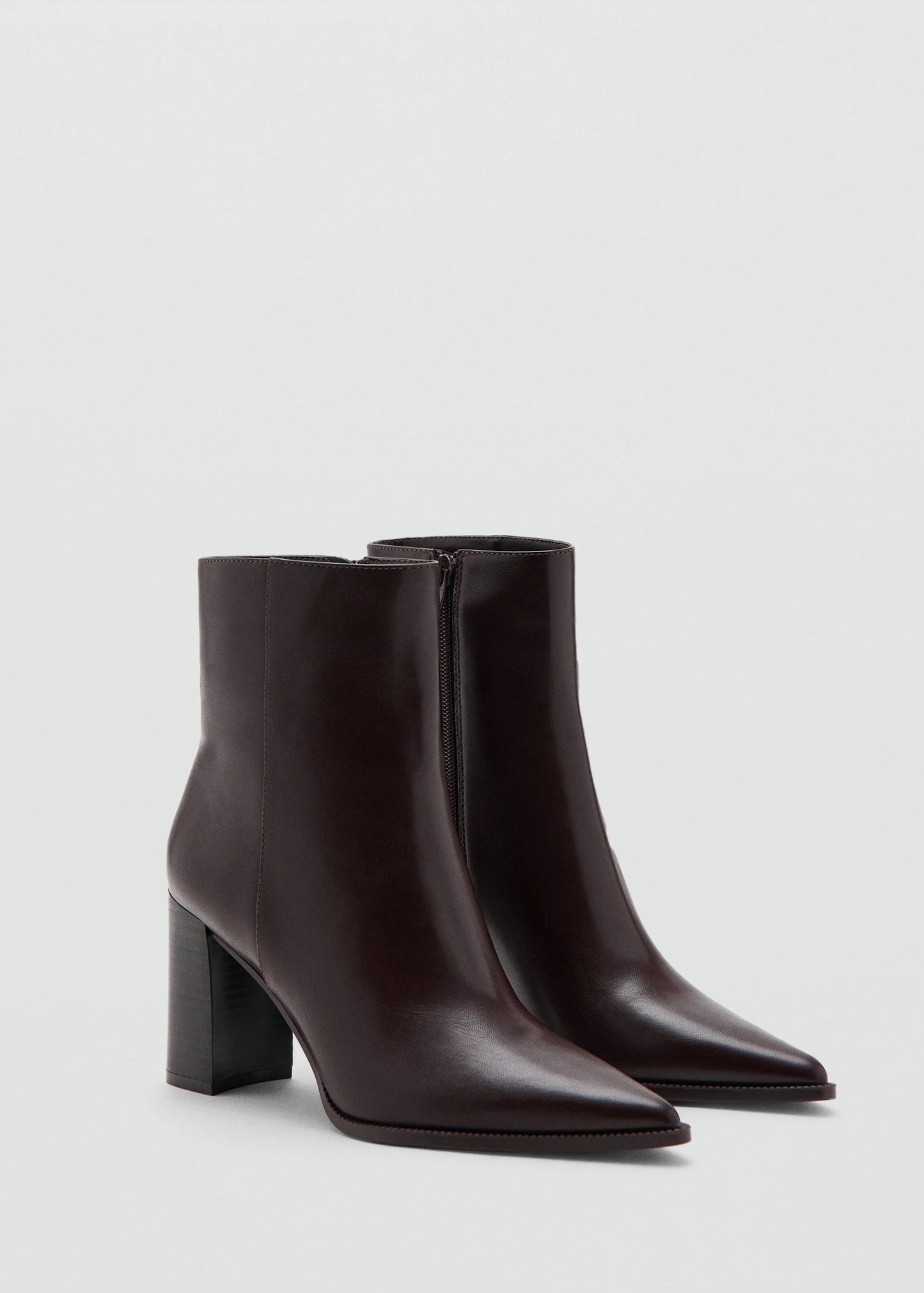 Ankle Boots With Block Heel
