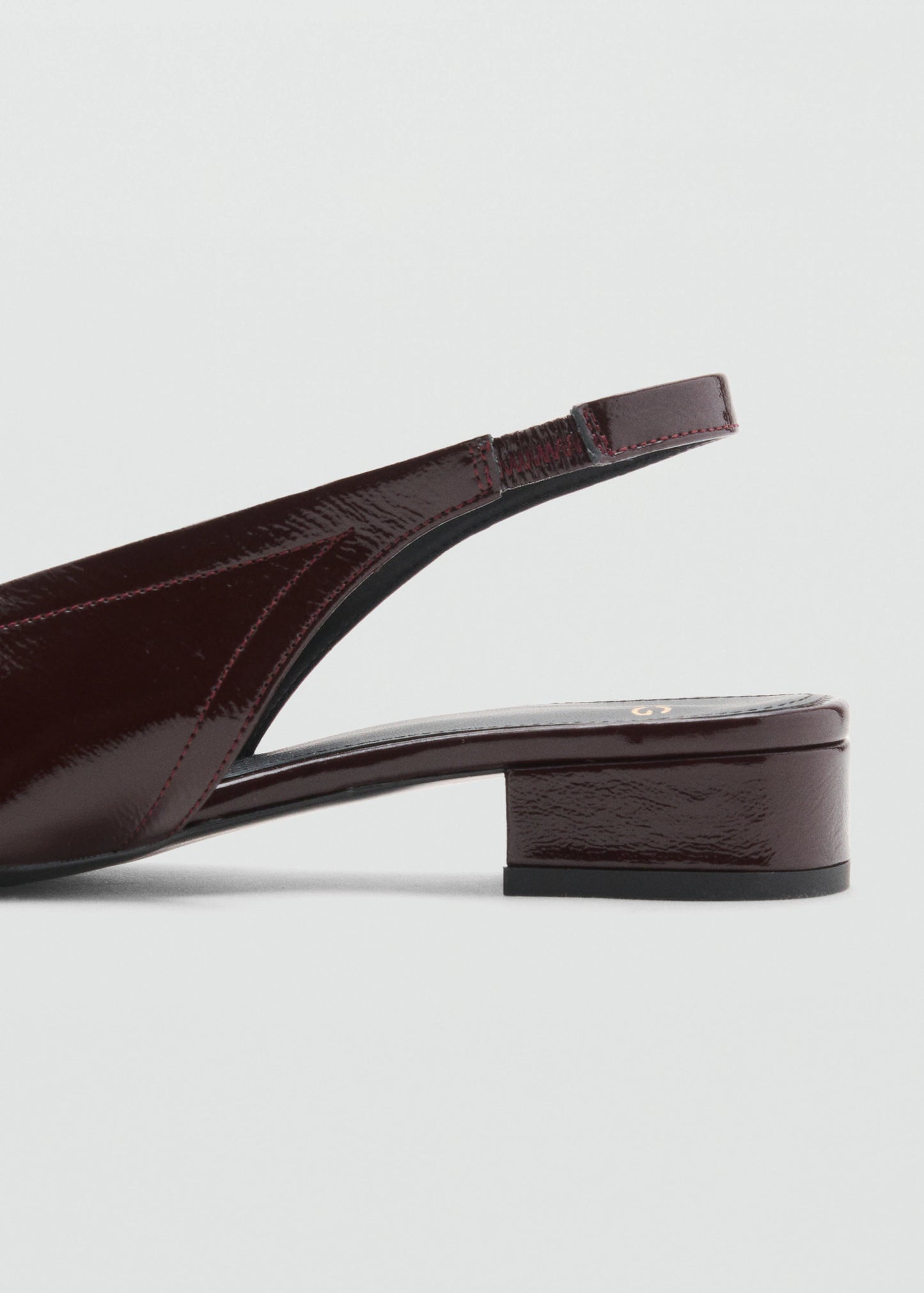 Block Heel Leather Shoes