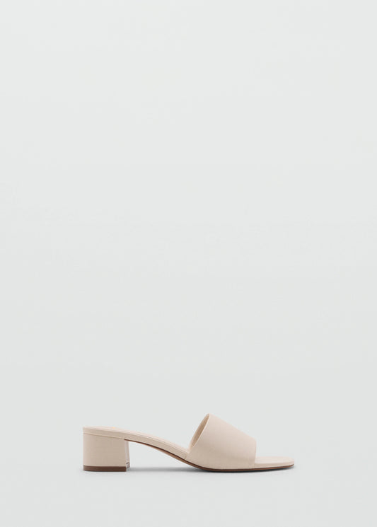Block Heel Sandals With Strap