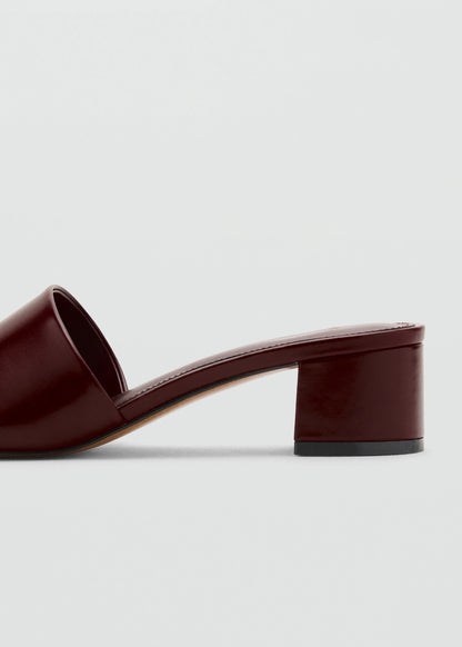 Block Heel Sandals With Strap