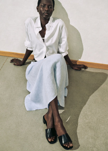 Block Heel Sandals With Strap