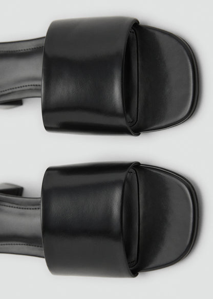 Block Heel Sandals With Strap