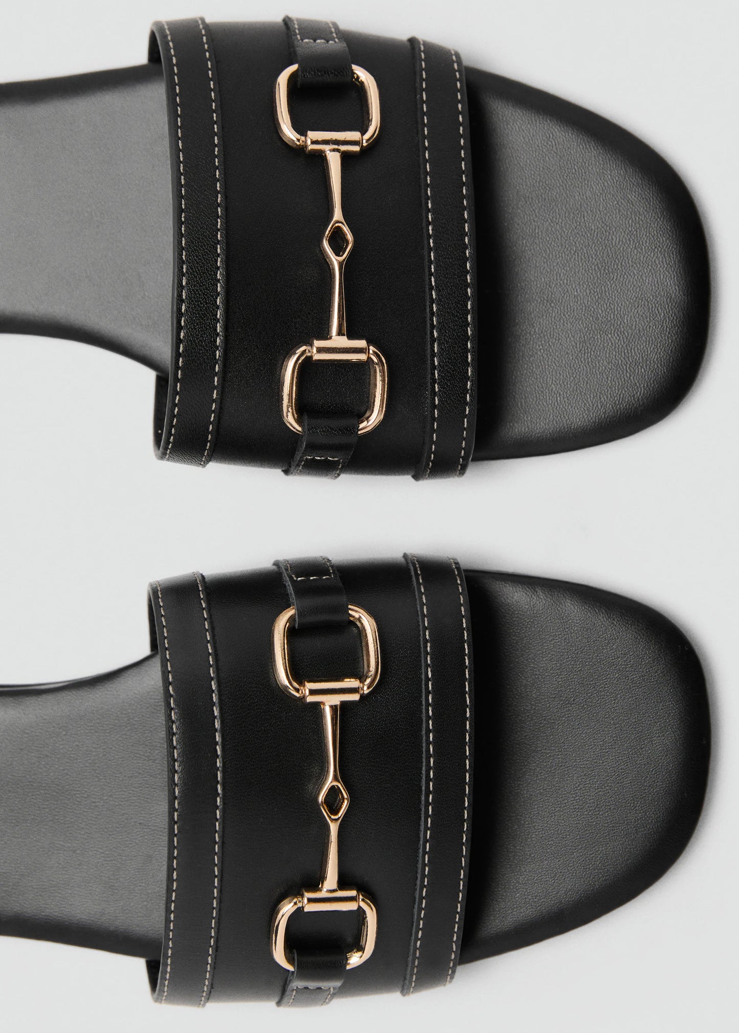 Buckle Leather Sandals