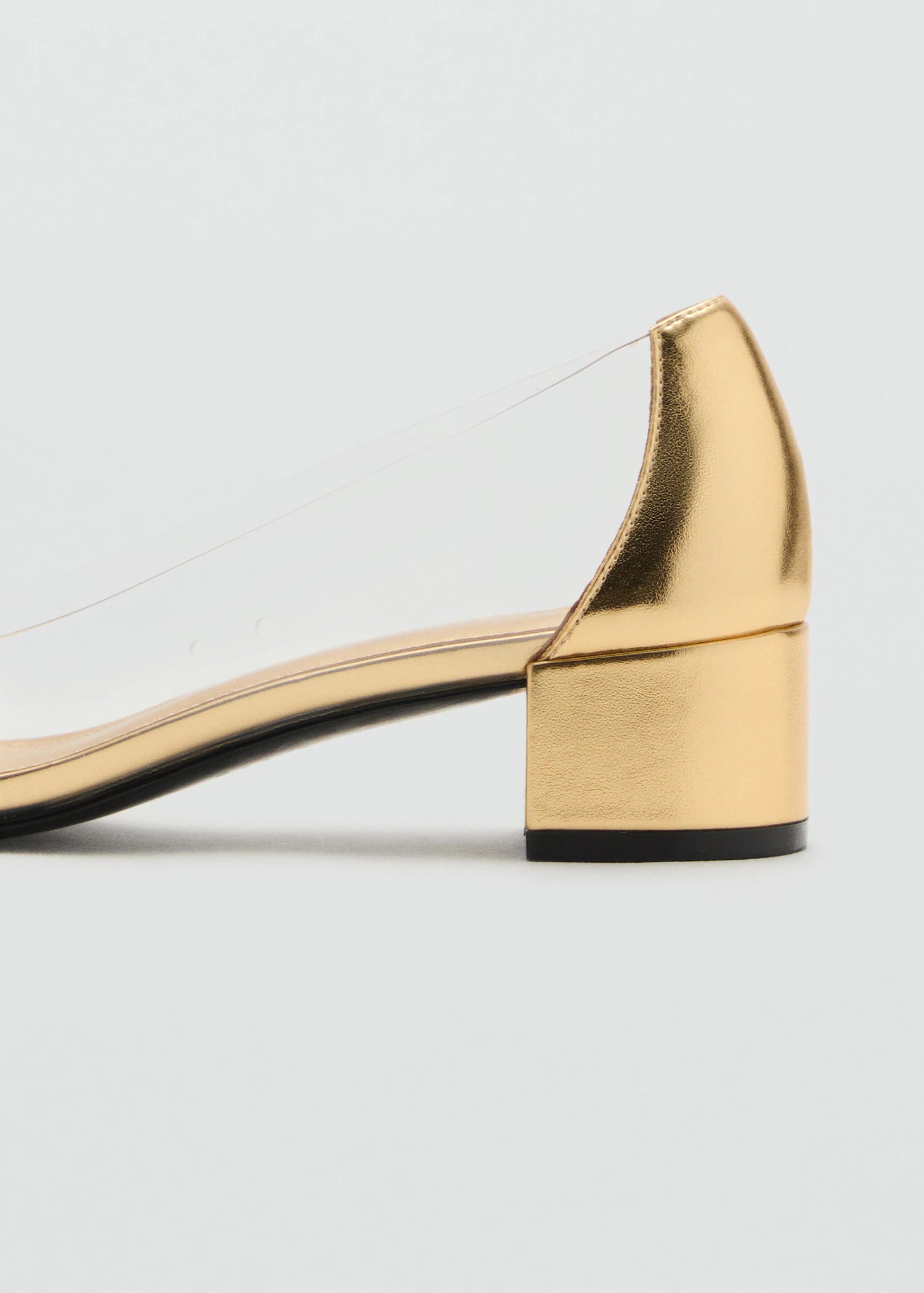 Combined Vinyl Heeled Shoes