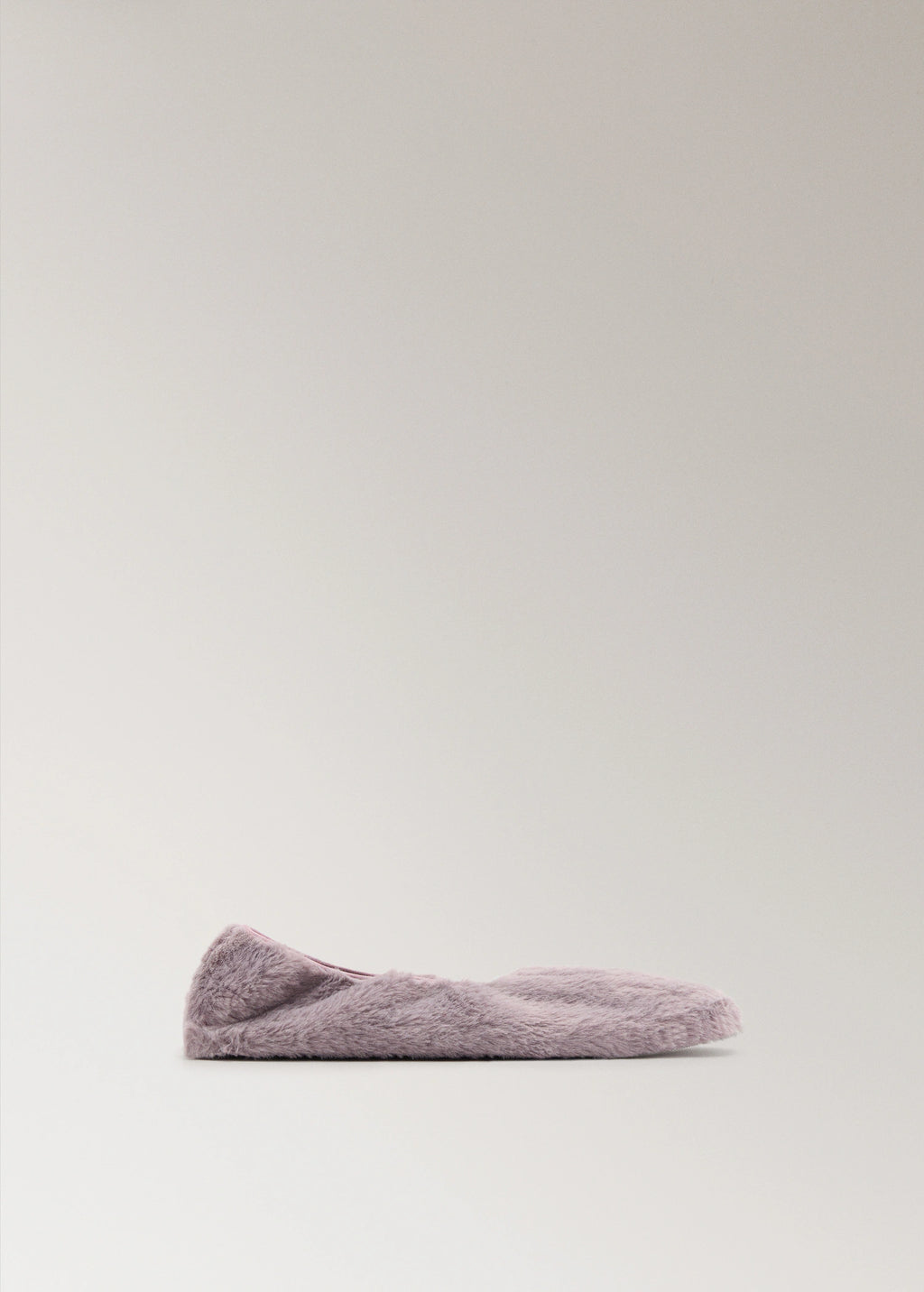 Fur Effect Ballerina Flats