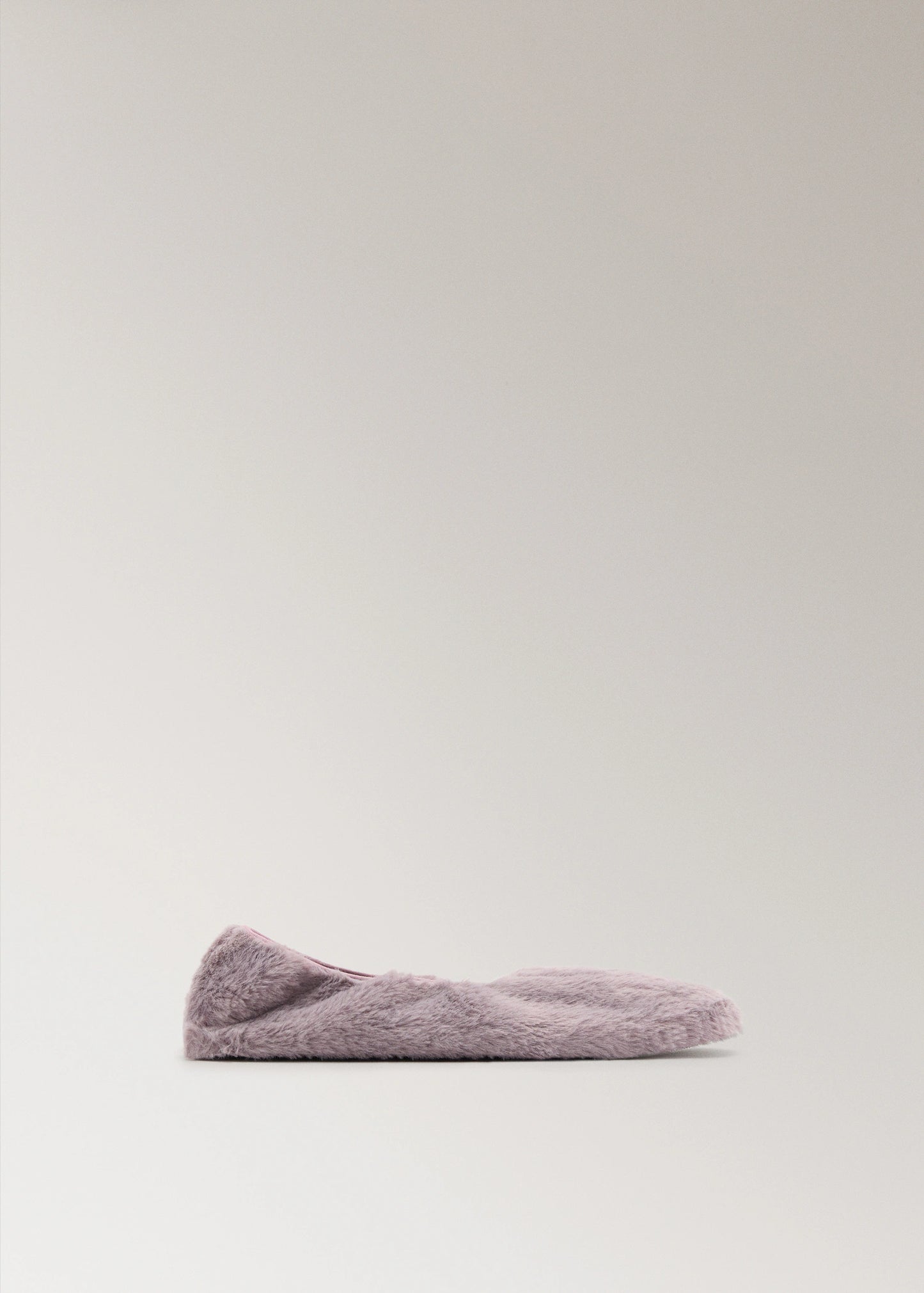 Fur Effect Ballerina Flats