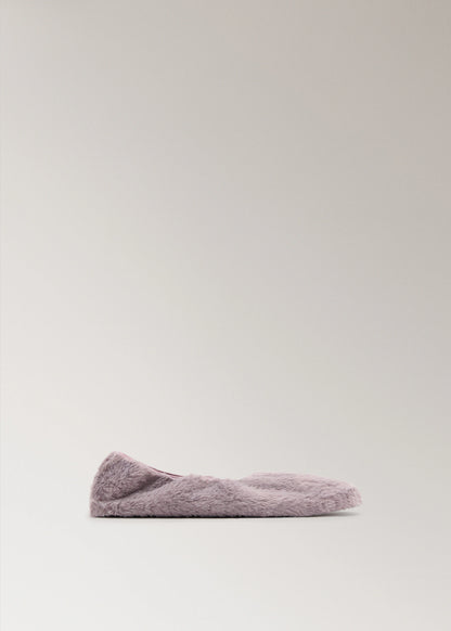Fur Effect Ballerina Flats