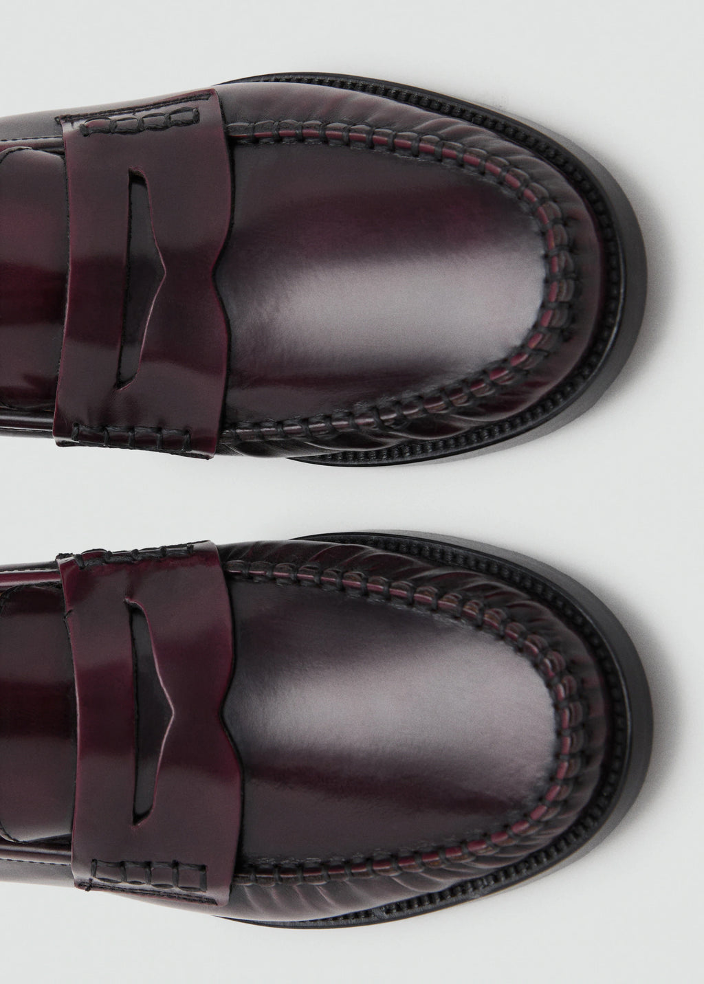 Gathered Leather Moccasin