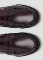 Gathered Leather Moccasin