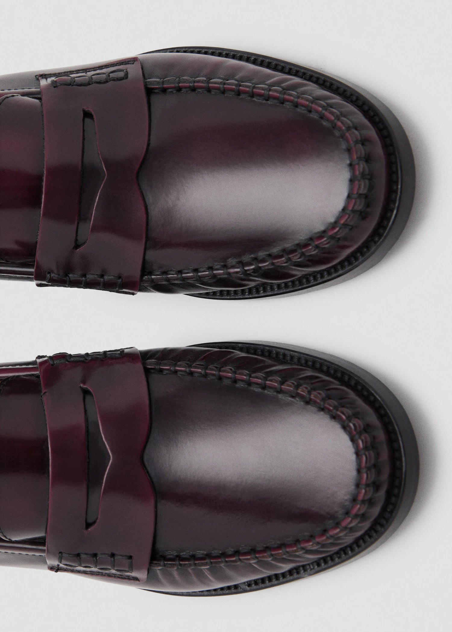 Gathered Leather Moccasin