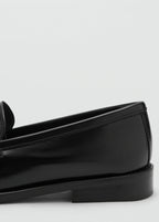 Gathered Leather Moccasin