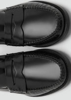 Gathered Leather Moccasin