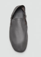 Gathered Leather Shoes