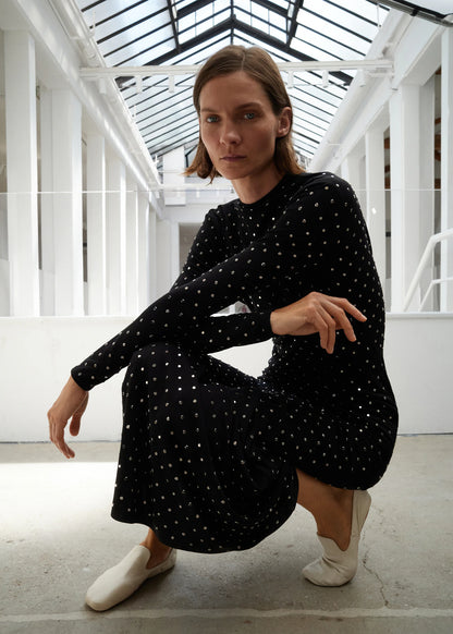 Gathered Leather Shoes