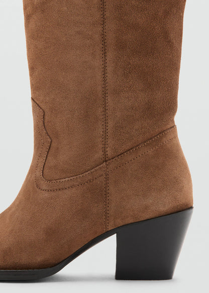 Heel Leather Boot