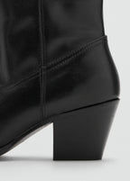 Heel Leather Boot