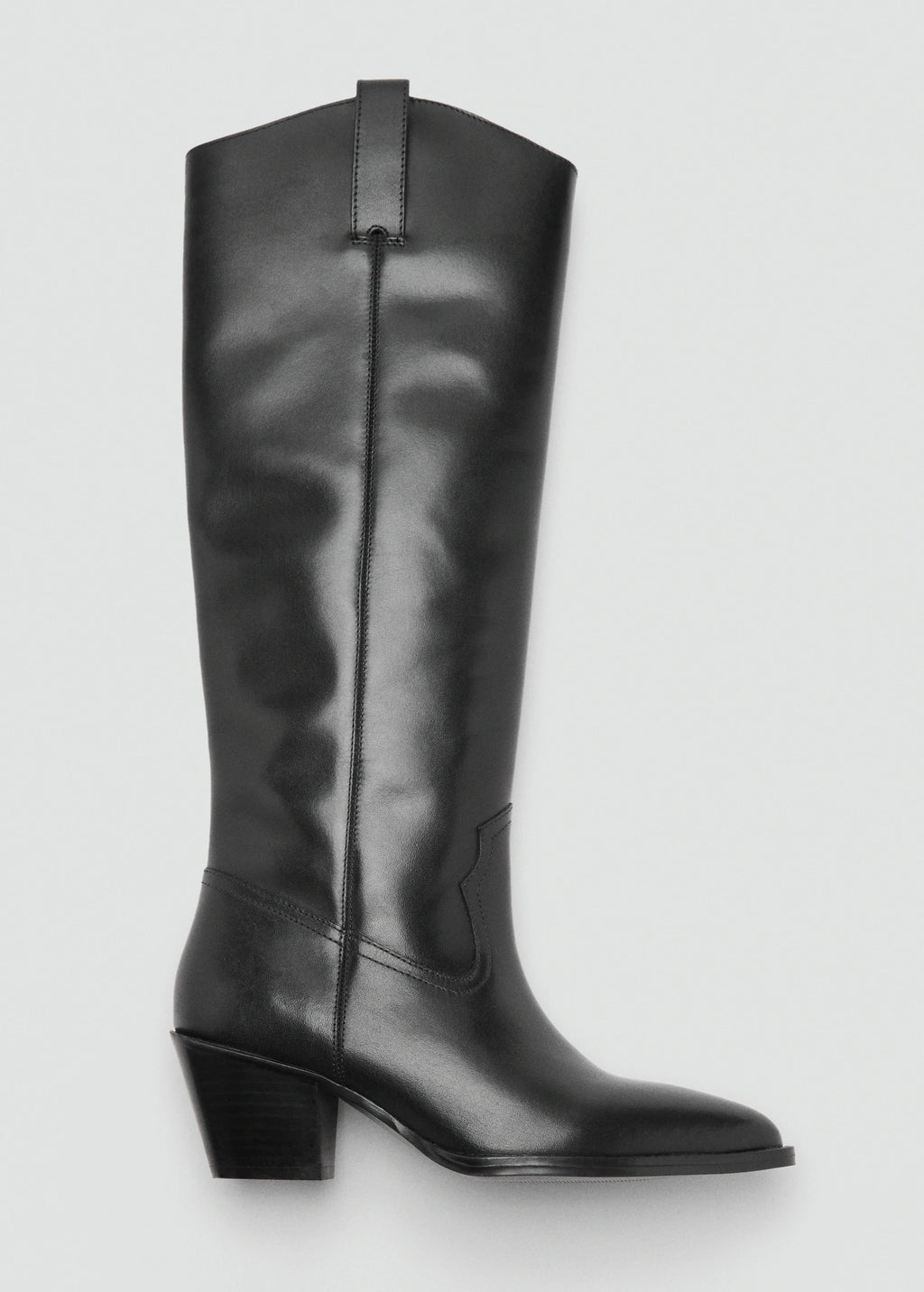 Heel Leather Boot