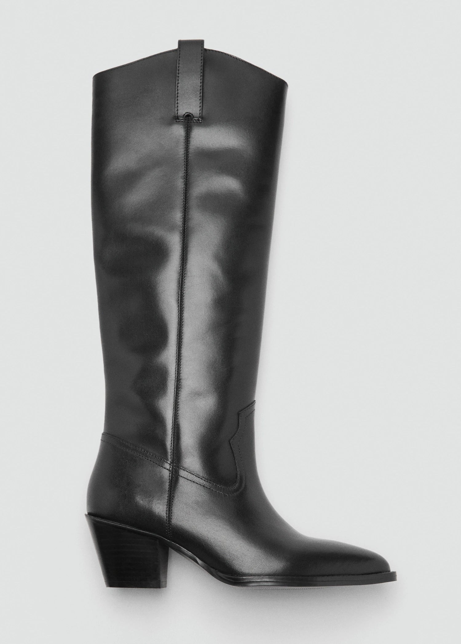 Heel Leather Boot
