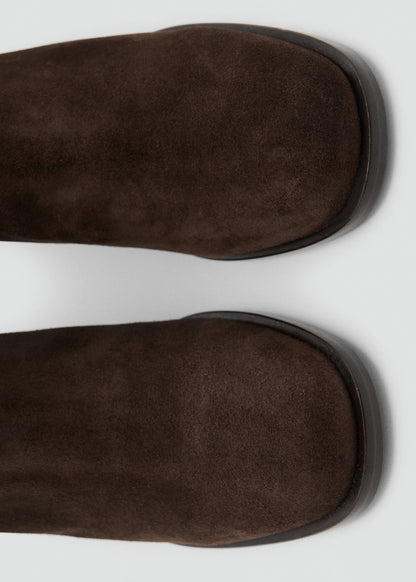 Heel Suede Boots